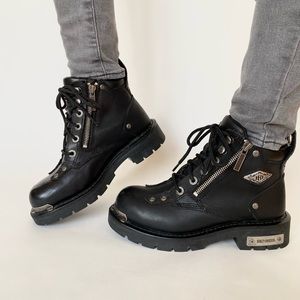 Harley Davidson Motorcycle Boots, women’s size 6-6.5